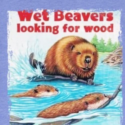 Wet Beavers Looking For Wood Children's Book T Shirt 39671268