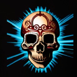 Skull Art T Shirt 39676218