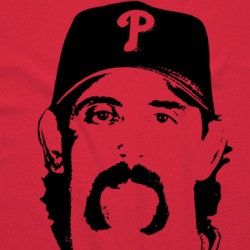 Sal Fasano Fear The Stache Baseball T Shirt 39710284