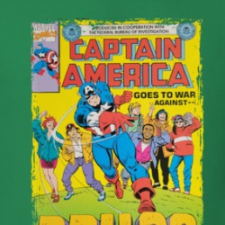 Captain America Goes To War Against Drugs Comic T Shirt 39710339