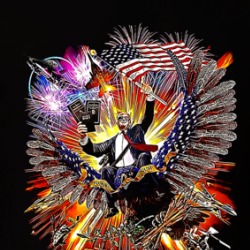 Donald Trump Riding An American Eagle T Shirt 39710918