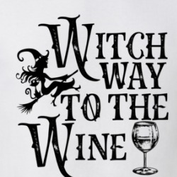 Witch Way To The Wine Halloween T Shirt 39722036