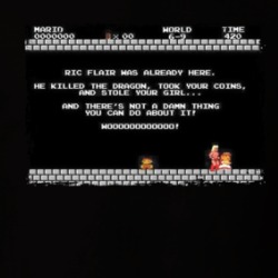 Ric Flair Was Already Here Mario Video Game Meme T Shirt 39722037