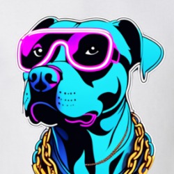 Gangsta Dog With Chains T Shirt 39722761