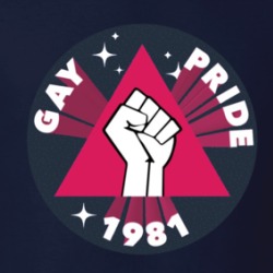 Gay Pride 1981 Retro Button T Shirt 39724214