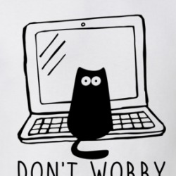 Don't Worry I'm From Tech Support Cat T Shirt 39724991