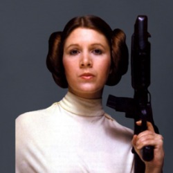 Princess Leia Machine Gun Star Wars T Shirt 39724996