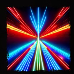 Neon Light Rays T Shirt 39725529