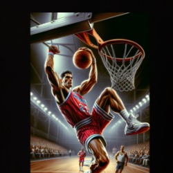 Basketball Hoops Dynamic Dunk Fan T Shirt 39725626
