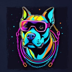 Cool Dog Thug Life Chains T Shirt 39726276