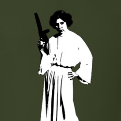 Princess Leia Star Wars Machine Gun T Shirt 39726281