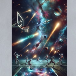 Cosmic Robot Future Basketball Fan T Shirt 39727262