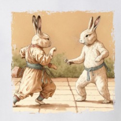 Kung Fu Rabbits T Shirt 39752693
