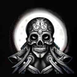 Skull Pirate Engraved Cool T Shirt 39753282