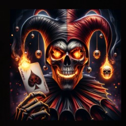 Dead Joker Skull Jester Playing Cards T Shirt 39753291