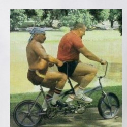 Iron Sheik Nicolai Volkoff Bike Riding Funny Wrestling Classic T Shirt 39755484