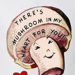 There's Mushroom In My Heart For You Vintage Valentine Card T Shirt 39755823