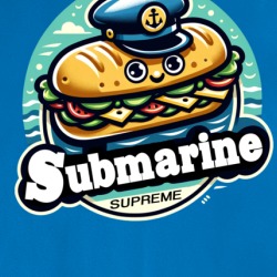 Submarine Food Restaurant Parody Funny T Shirt 39755972