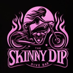 The Skinny Dip Dive Bar Pink Food Drinks T Shirt 39755977