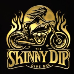 The Skinny Dip Dive Bar Gold Food Drinks T Shirt 39755979