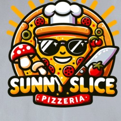 Sunny Slice Pizzeria Restaurant Food Funny T Shirt 39756007