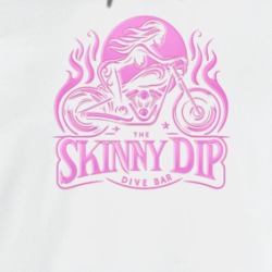 The Skinny Dip Dive Bar Pink Hoodie Food Drinks Hoodie 39756011