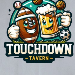 Touchdown Tavern Sports Bar Funny Food Drink T Shirt 39756020