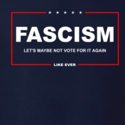 Fascism Let's Maybe Not Vote For It Again T Shirt 39756980