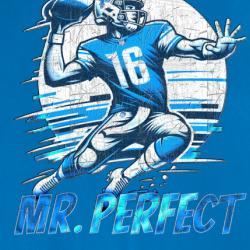 Mr. Perfect Jared Goff Quarterback Detroit Football Fan T Shirt 39759319