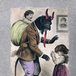 Krampus Vintage Christmas Card T Shirt 39759495