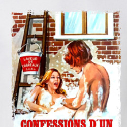 Confessions Of A Window Cleaner 70s French Movie T Shirt 39761902