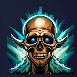 Skull With Horned Helmet T Shirt 39764675