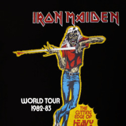 Iron Maiden The Cutting Edge Of Heavy Metal World Tour T Shirt 39766867