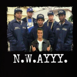 N.w. Ayyy Fonzie Nwa Mashup T Shirt 39770807
