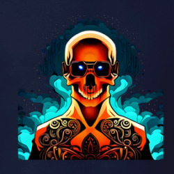 Skeleton With Sunglasses T Shirt 39773137