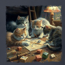 Kittens At Play Dice Board Game T Shirt 39780406
