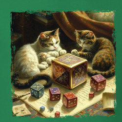 Kittens Playing Dice Games T Shirt 39780407