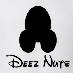 Deez Nuts Upside Down Mickey Mouse Parody T Shirt 39782072