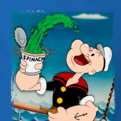 Popeye The Sailor Man Eating Spinach T Shirt 39782082