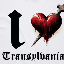 I Love Heart Transylvania Vampire Dracula Parody T Shirt 39783494