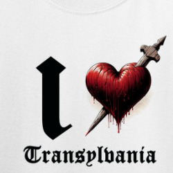I Love Heart Transylvania Vampire Dracula Parody T Shirt 39783496