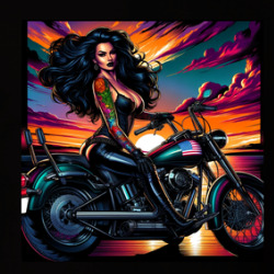 Biker Girl 8 Collection Motorcyle Freedom Open Road T Shirt 39784155