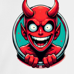 Son Of Satan Spawn Of The Devil Funny Parody Crewneck Sweatshirt 39784176