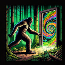 Bigfoot Saquatch Alternative Dimension Mythical T Shirt 39810597