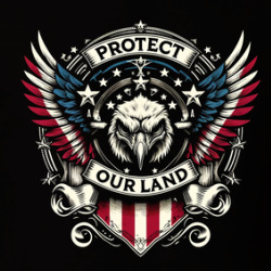 Protect Our Land Patroit American Eagle Usa T Shirt 39811586