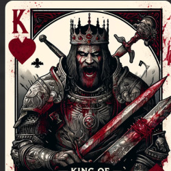 King Of War Playing Cards T Shirt 39818088