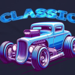 Classic 1940s Dragster Chopped Car Fan Cool T Shirt 39818098