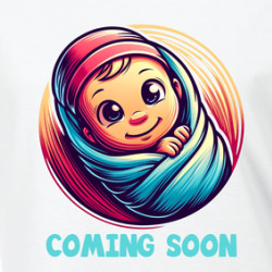 Baby Coming Soon Pregnant Mother Ladies T Shirt 39819147