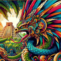 Quetzalcoatl Aztec God Mayan T Shirt 39819416