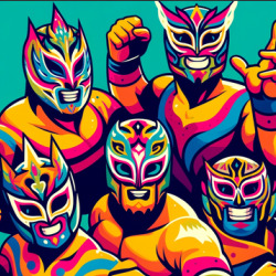 Lucha Libre Wrestlers Mexico T Shirt 39819451